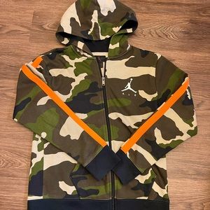 Jordan Full Zip Hoodie - Boys Big Kid Size Large